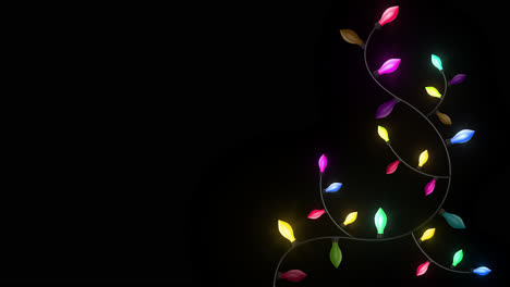 Weihnachtsbeleuchtung-Overlay